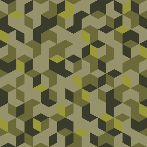 Seamless pattern in the military style is suitable for print.