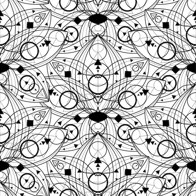 Seamless Pattern Modern Stylish Abstract Texture