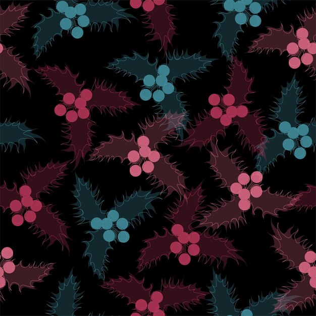 Seamless Pattern Multicolored Roses