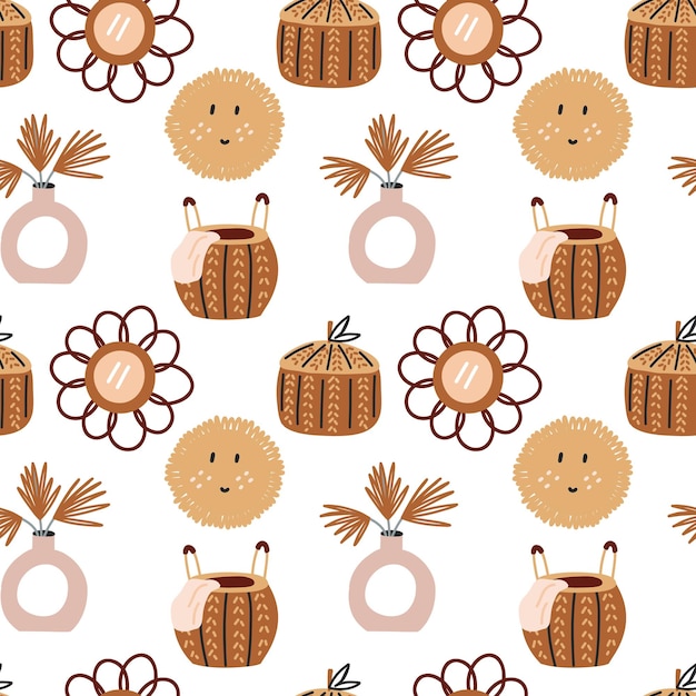 Seamless pattern nursery decor