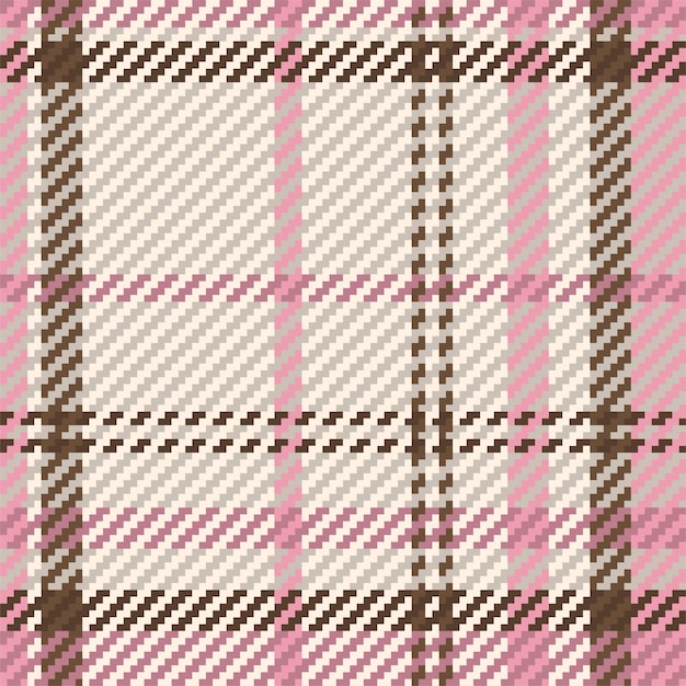 Бесшовный узор из шотландского тартана повторяющийся фон с клетчатой текстурой ткани векторный фон полосатый текстильный принт