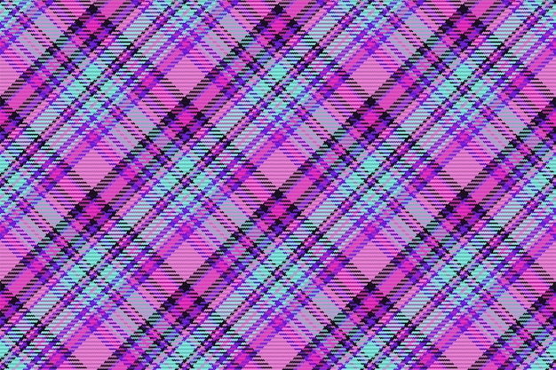 ベクトル スコットランドのタータンチェック柄のシームレスなパターン。チェック生地の質感で繰り返し可能な背景。ベクトルの背景の縞模様のテキスタイルプリント。