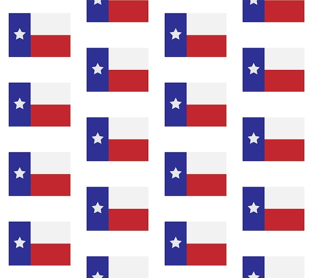 텍사스 국기의 원활한 패턴