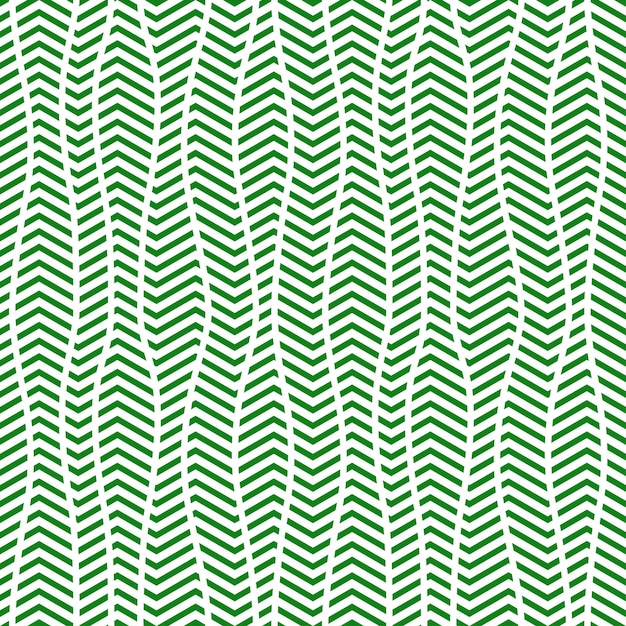Бесшовный рисунок вертикальных кос на фоне зигзагообразных листьев геометрический абстрактный фон