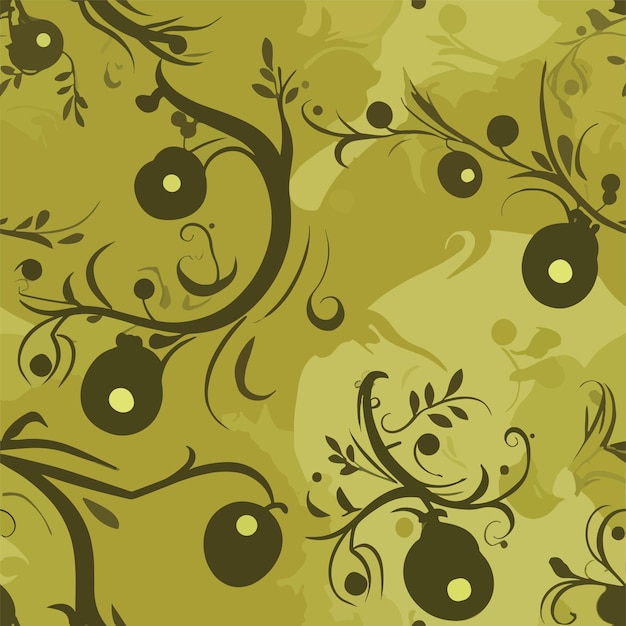 Seamless pattern of olives in colorful style add color to your digital project with our pattern