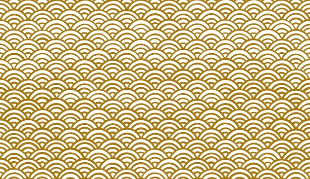 Vector seamless pattern in oriental style.