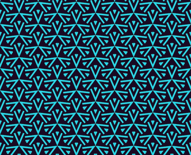 Seamless pattern Ornament geometric Linear abstract background