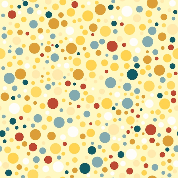 Seamless pattern polka dot texture