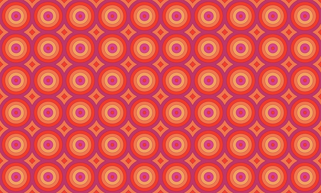 Seamless pattern print with circles. Colorful background. Vector Illustration