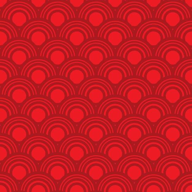seamless pattern red circle background