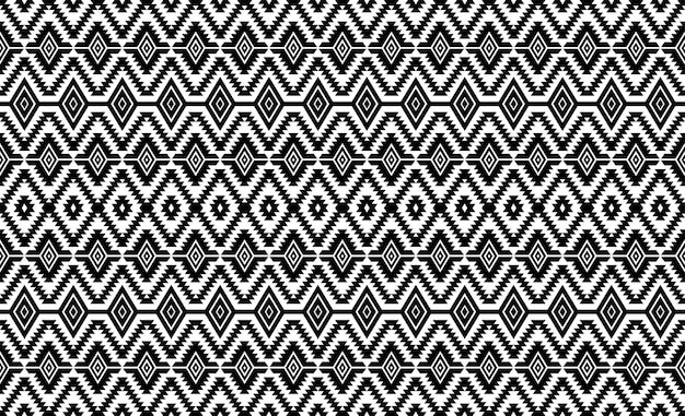 Vector seamless pattern repeating design with geometric shapes