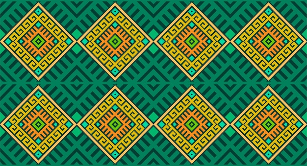 Seamless pattern repeating design with geometric shapes