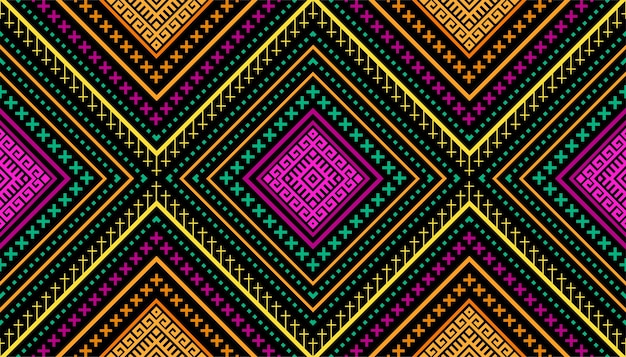 Seamless pattern repeating design with geometric shapes