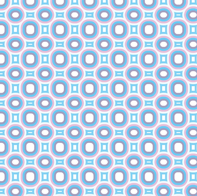 Seamless Pattern Retro Style Graphics Isolated Background