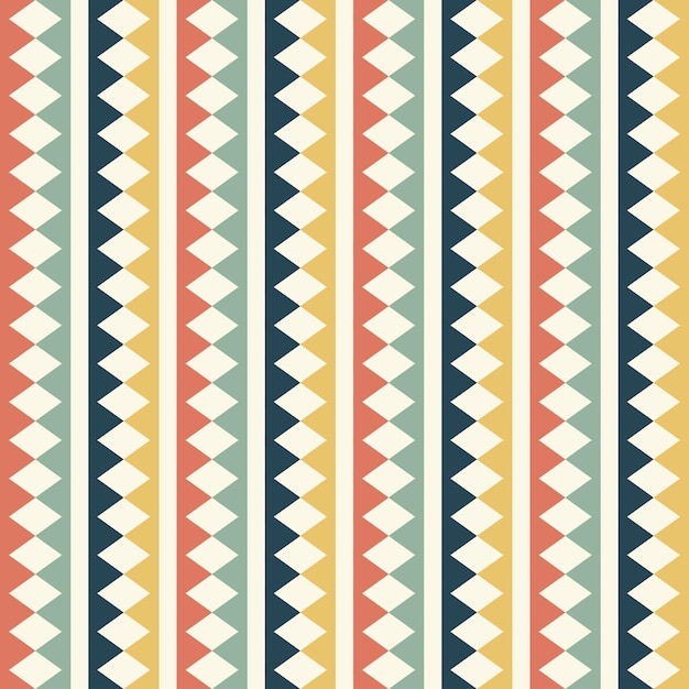 Seamless pattern in retro style