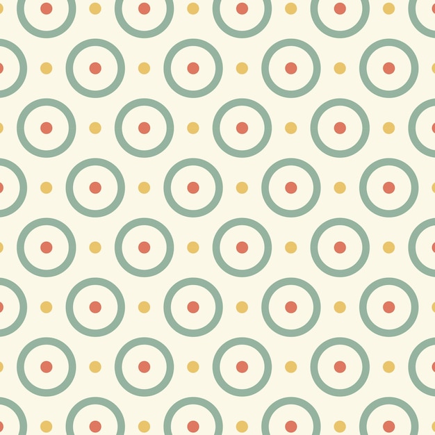 Seamless pattern in retro style