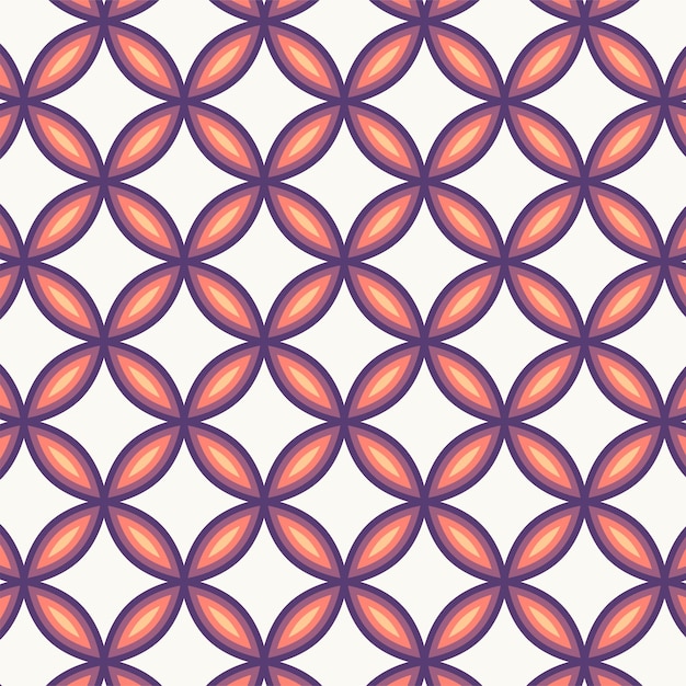 Seamless pattern in retro style