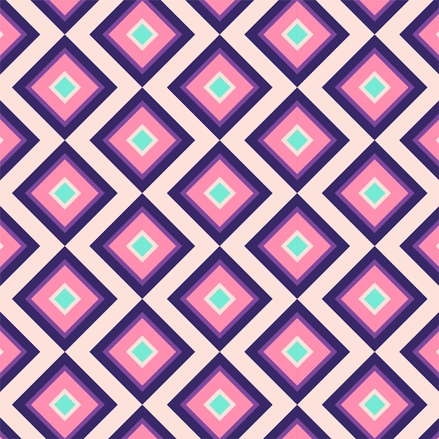 Seamless pattern in retro style