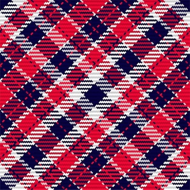 Seamless pattern of scottish tartan plaid. Check fabric texture.