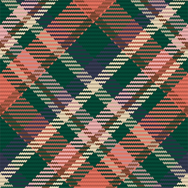 Seamless pattern of scottish tartan plaid. Check fabric texture.