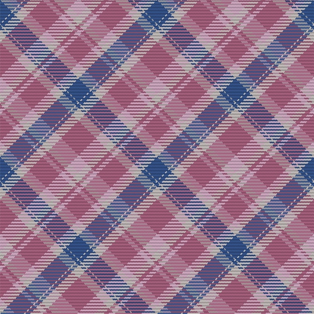 Seamless pattern of scottish tartan plaid Repeatable background with check fabric texture Flat vector backdrop of striped textile print