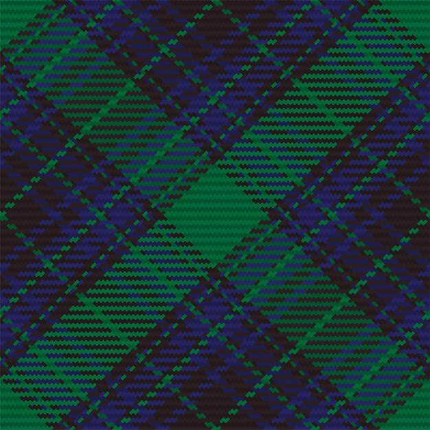 Seamless pattern of scottish tartan plaid repeatable background with check fabric texture flat vector backdrop of striped textile print