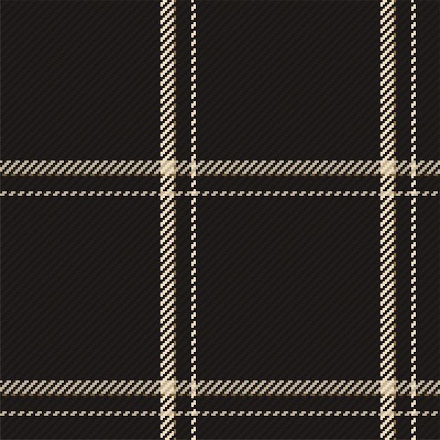 Seamless pattern of scottish tartan plaid Repeatable background with check fabric texture Flat vector backdrop of striped textile print
