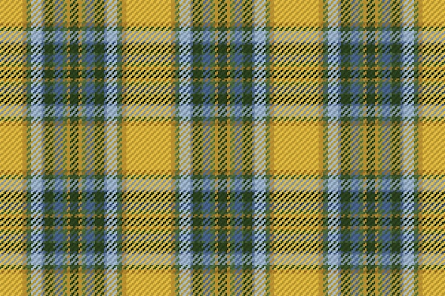 Seamless pattern of scottish tartan plaid. Repeatable background with check fabric texture. Flat vector backdrop of striped textile print.