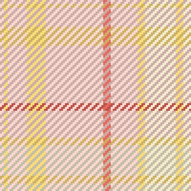 Seamless pattern of scottish tartan plaid. Repeatable background with check fabric texture. Flat vector backdrop of striped textile print.