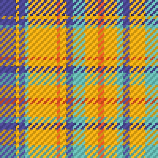 Seamless pattern of scottish tartan plaid. repeatable background with check fabric texture. flat vector backdrop of striped textile print.