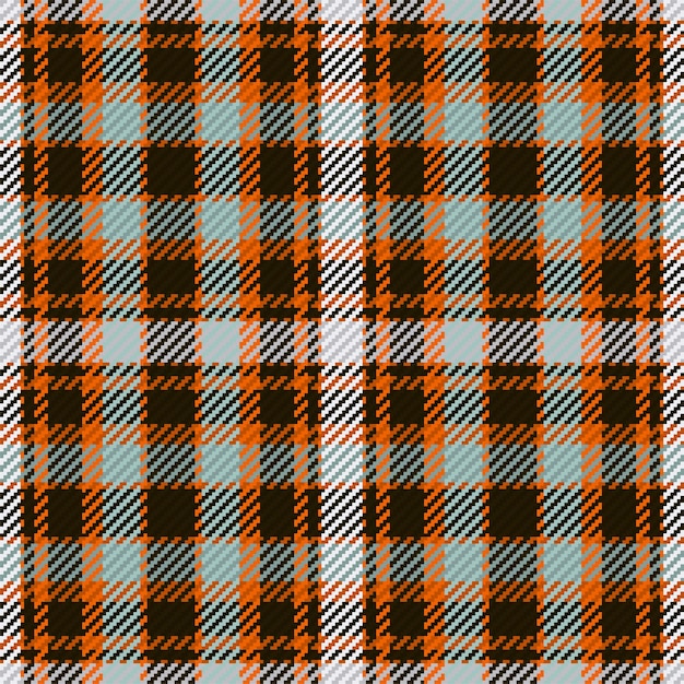 Seamless pattern of scottish tartan plaid. repeatable background with check fabric texture. flat vector backdrop of striped textile print.