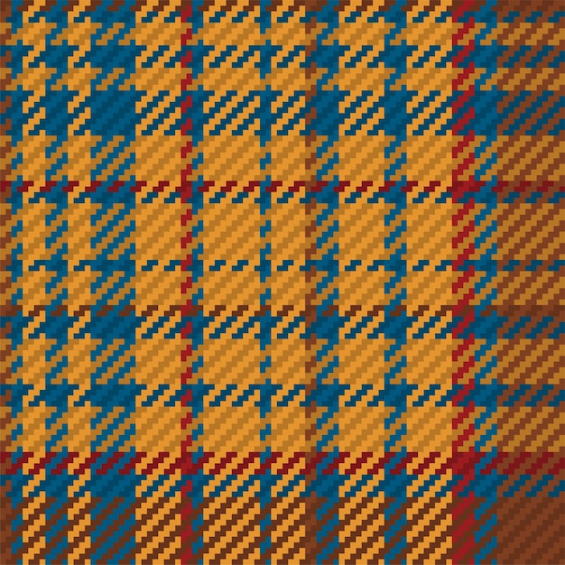 Seamless pattern of scottish tartan plaid. Repeatable background with check fabric texture. Flat vector backdrop of striped textile print.