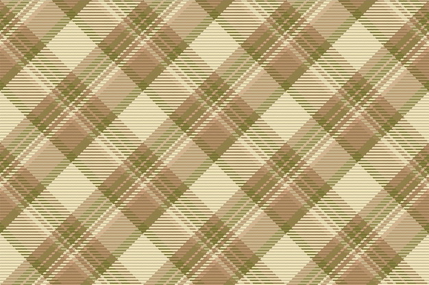 Seamless pattern of scottish tartan plaid. Repeatable background with check fabric texture. Flat vector backdrop of striped textile print.