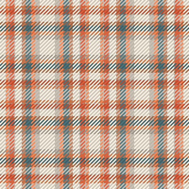 Seamless pattern of scottish tartan plaid. repeatable background with check fabric texture. flat vector backdrop of striped textile print.