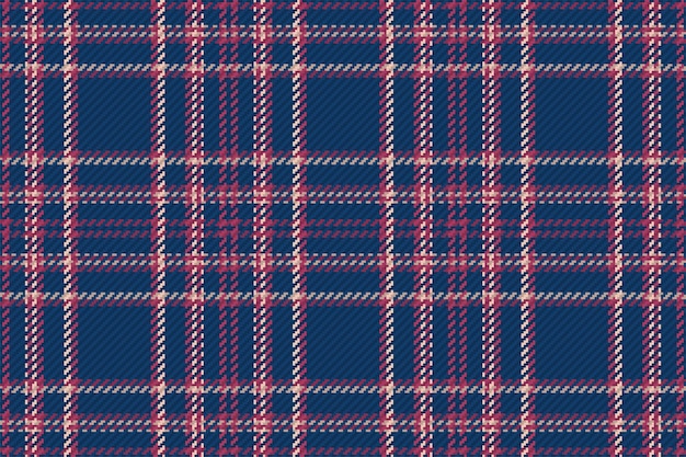 Seamless pattern of scottish tartan plaid. Repeatable background with check fabric texture. Flat vector backdrop of striped textile print.