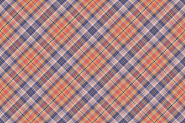 Seamless pattern of scottish tartan plaid. Repeatable background with check fabric texture. Flat vector backdrop of striped textile print.