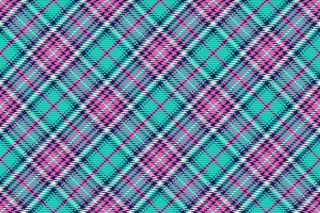 Seamless pattern of scottish tartan plaid. repeatable background with check fabric texture. flat vector backdrop of striped textile print.