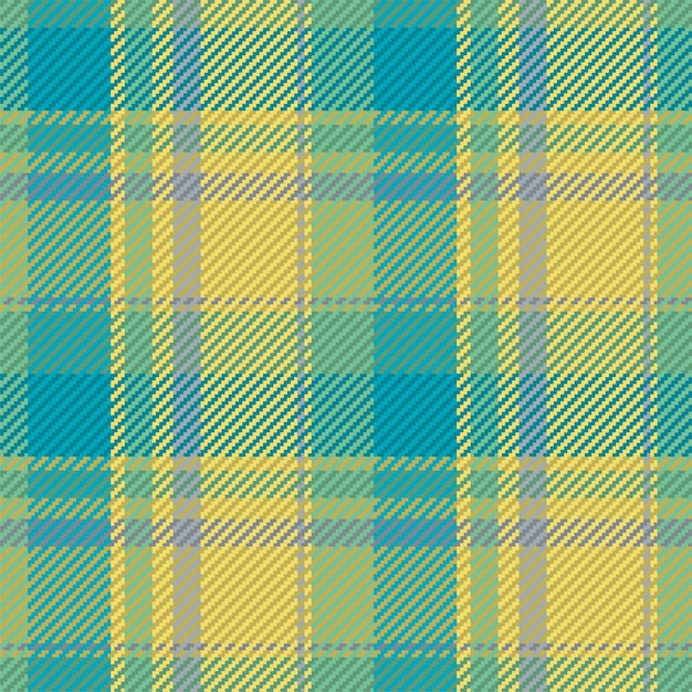 Бесшовный фон из шотландского шотландского пледа. Повторяемый фон с проверкой текстуры ткани. Плоский векторный фон полосатой текстильной печати.