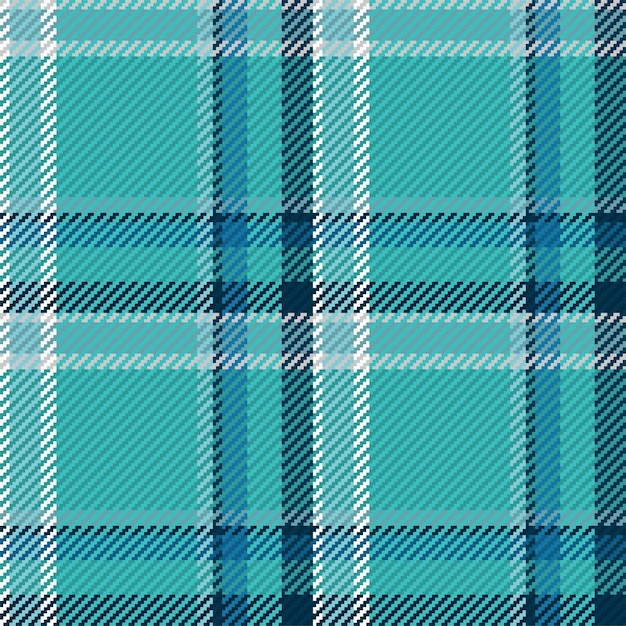 Seamless pattern of scottish tartan plaid. Repeatable background with check fabric texture. Flat vector backdrop of striped textile print.