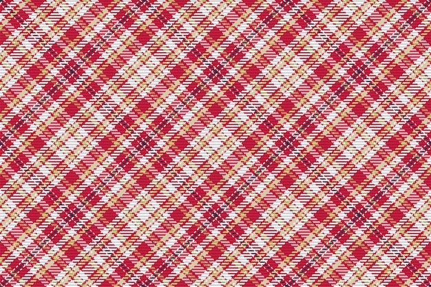 Seamless pattern of scottish tartan plaid. Repeatable background with check fabric texture. Flat vector backdrop of striped textile print.