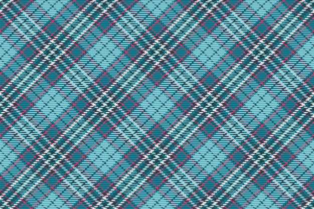 Seamless pattern of scottish tartan plaid. Repeatable background with check fabric texture. Flat vector backdrop of striped textile print.