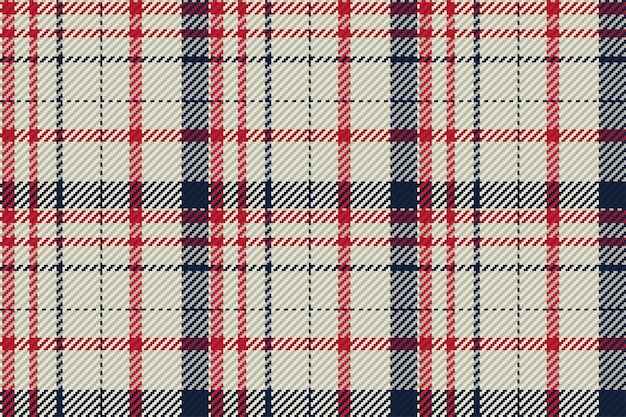 Seamless pattern of scottish tartan plaid Repeatable background with check fabric texture Vector backdrop striped textile print