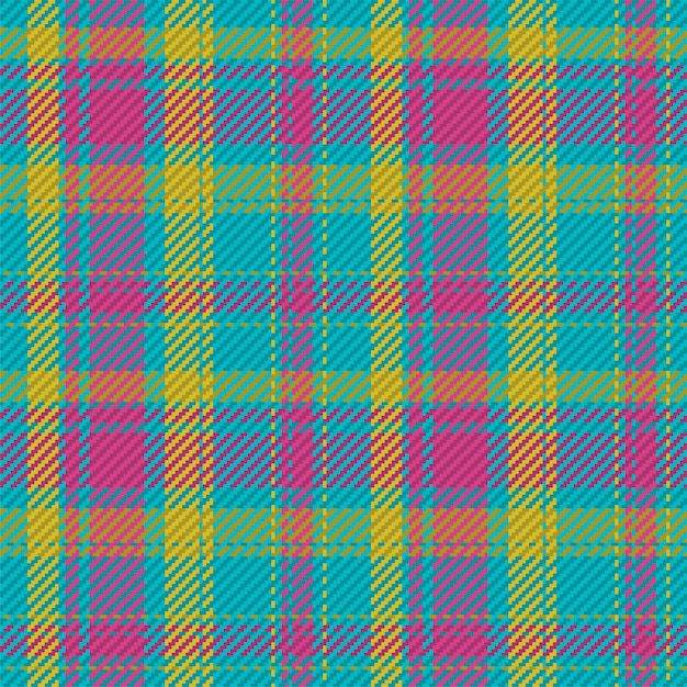 Seamless pattern of scottish tartan plaid repeatable background with check fabric texture vector backdrop striped textile print
