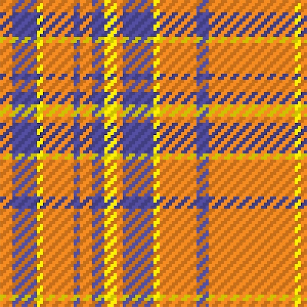 Seamless pattern of scottish tartan plaid Repeatable background with check fabric texture Vector backdrop striped textile print