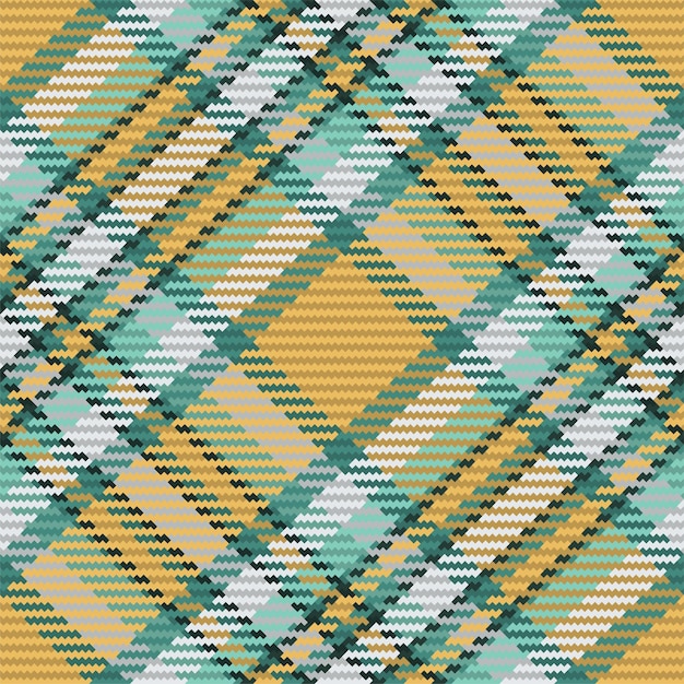 Seamless pattern of scottish tartan plaid Repeatable background with check fabric texture Vector backdrop striped textile print