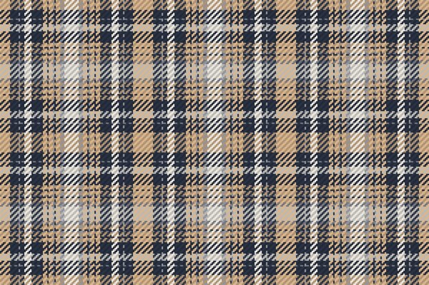 Seamless pattern of scottish tartan plaid Repeatable background with check fabric texture Vector backdrop striped textile print