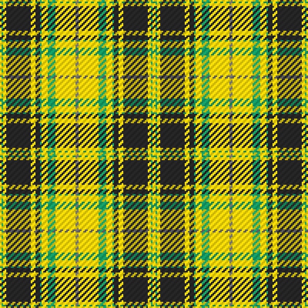 Seamless pattern of scottish tartan plaid Repeatable background with check fabric texture Vector backdrop striped textile print
