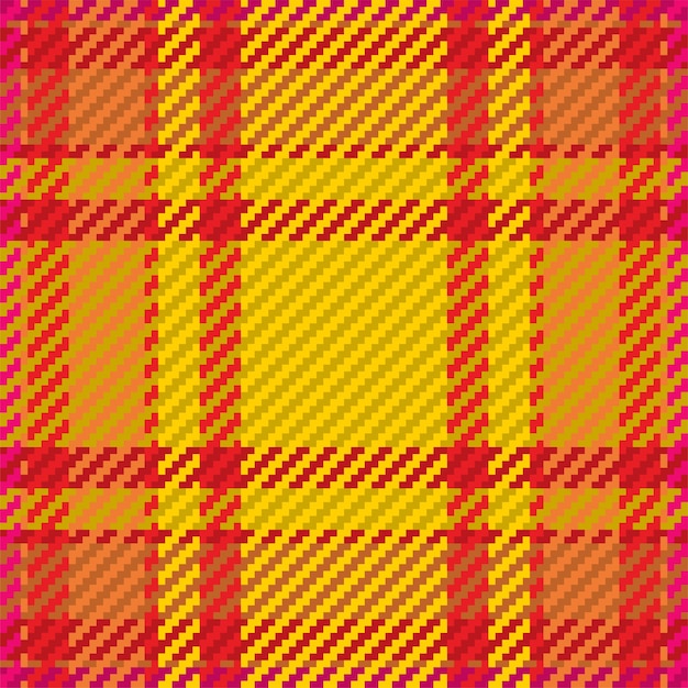 Seamless pattern of scottish tartan plaid Repeatable background with check fabric texture Vector backdrop striped textile print