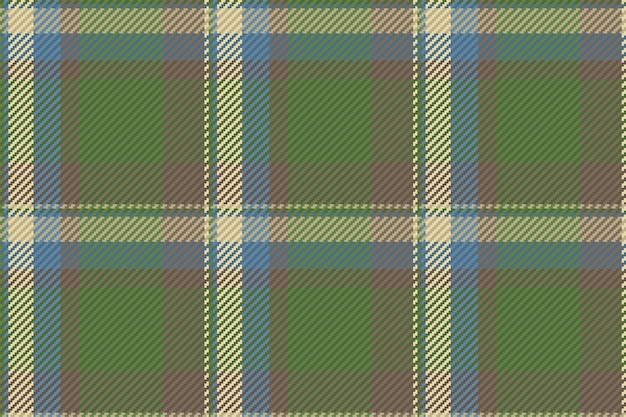 Seamless pattern of scottish tartan plaid. Repeatable background with check fabric texture. Vector backdrop striped textile print.