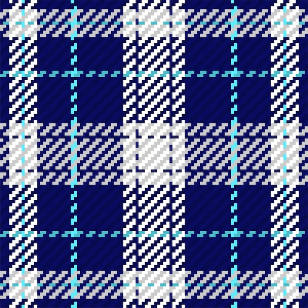 Seamless pattern of scottish tartan plaid. Repeatable background with check fabric texture. Vector backdrop striped textile print.